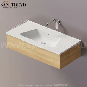 Flaminia BLOOM Тумба под раковину 105 см с 1 ящиком BBX969.WR