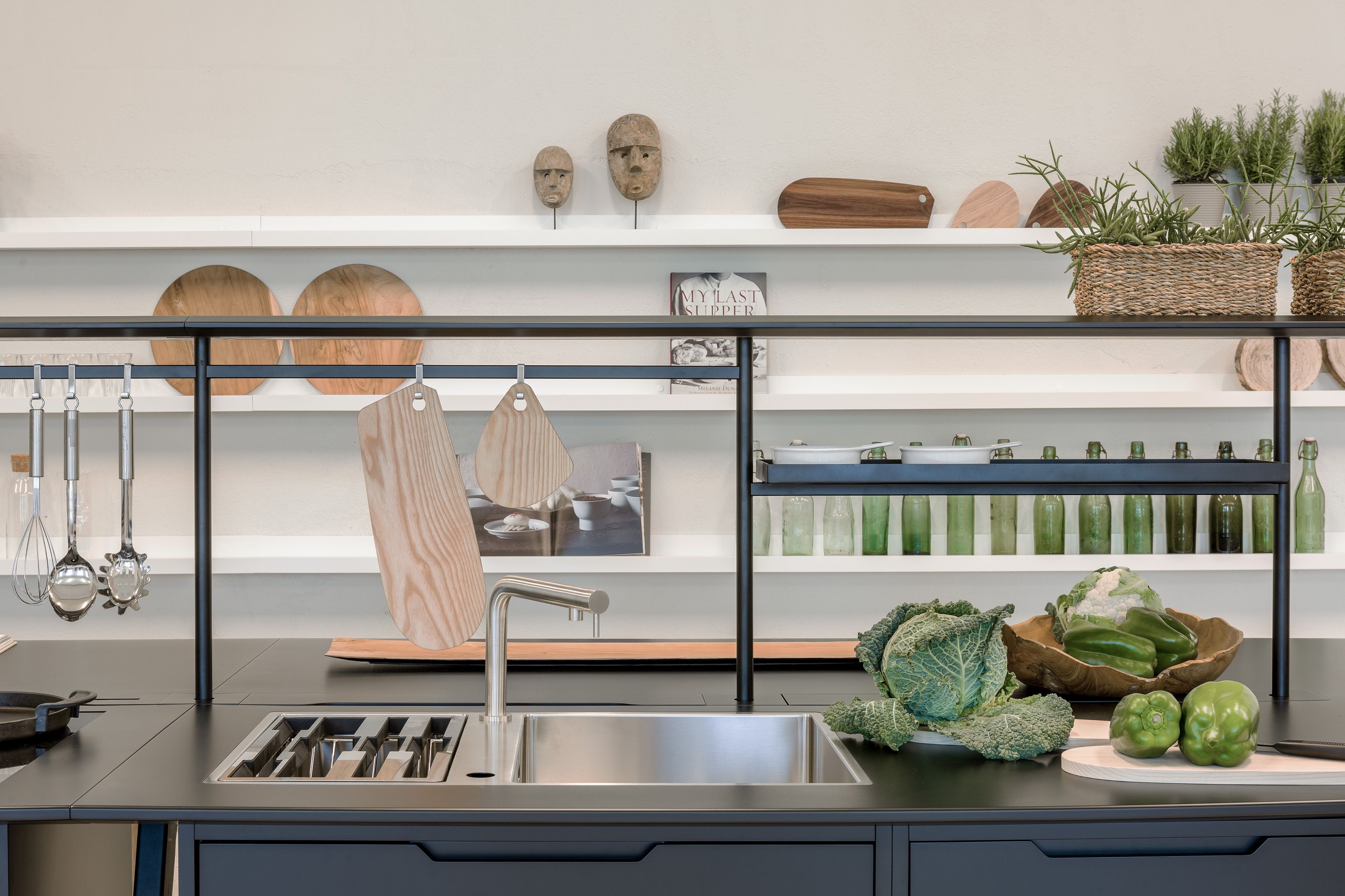 Деревянная линейная кухня True Design ARCH-00118719 - Вид №8