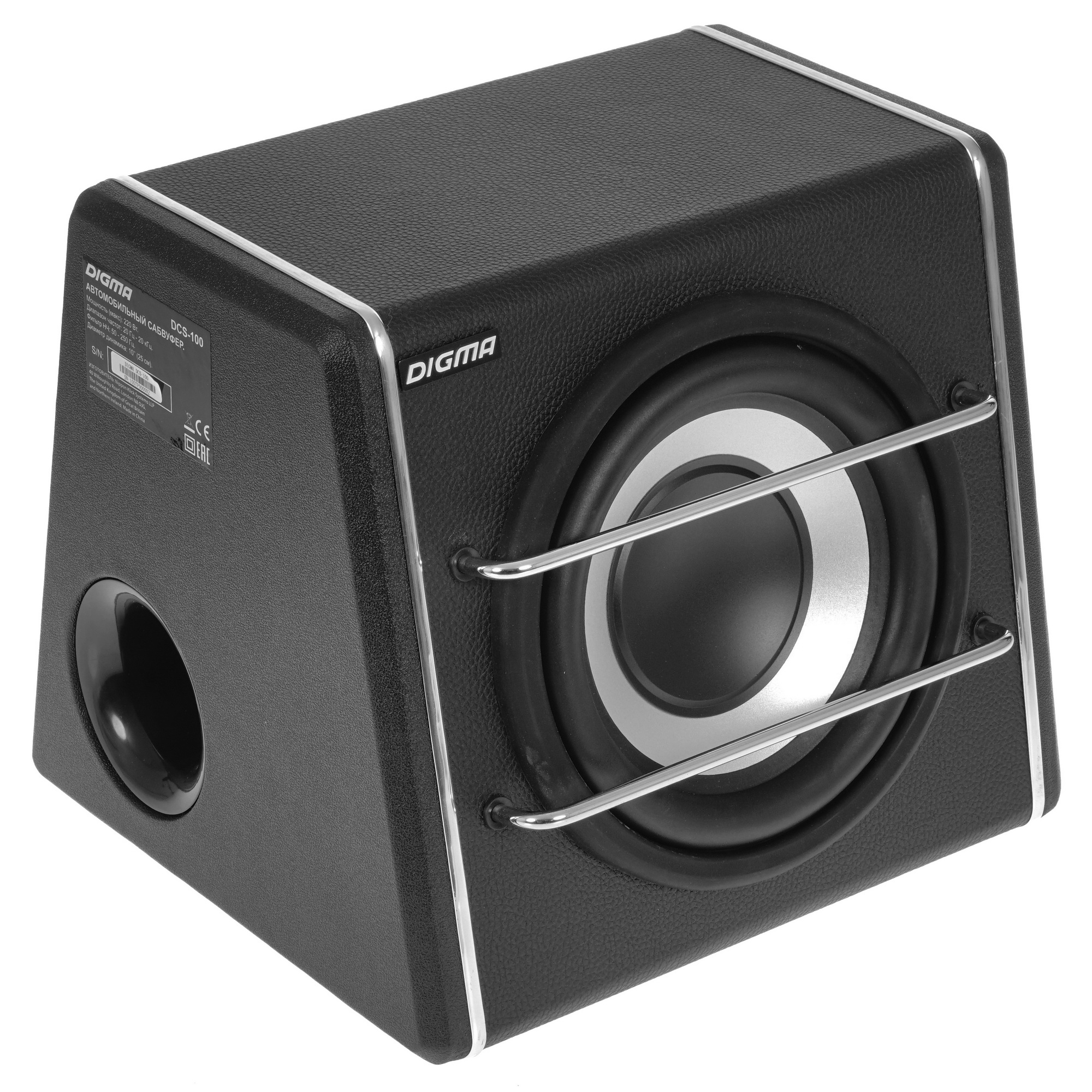 1162471 Автосабвуфер активный Digma DCS-100 STDN-0093264 - Вид №5