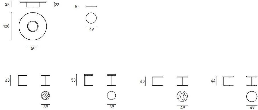 Living Divani Круглый сервировочный стол sun-id-1416806 - Вид №8