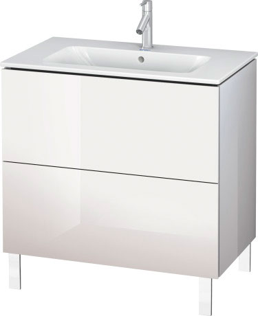 LC662607272 L-Cube Тумбочка напольная Дуб брашированный, натуральный шпон Duravit - Вид №1