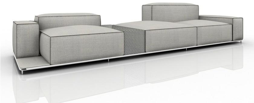 Nube Italia Секционный диван со съемным чехлом из ткани sun-id-1385518 - Вид №2