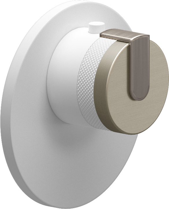 E-8027-R1SN-L1BNi-WT-T Термостатический переключатель 3/4-Внешняя часть GRAFF MOD+