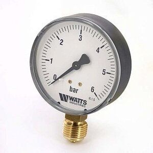 Манометр радиальный F+R200 63 мм 1/4" 6 бар WATTS