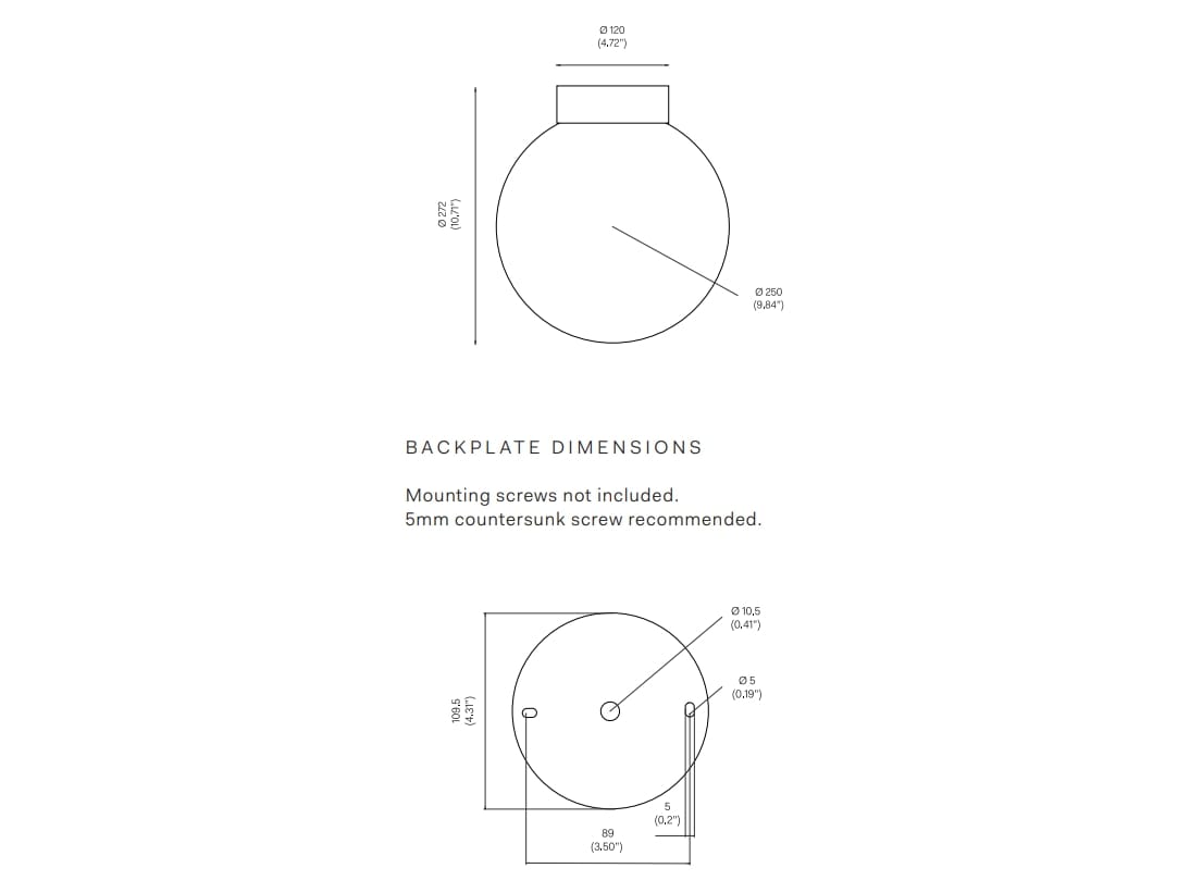 Светодиодный потолочный светильник из опалового стекла Michael Anastassiades Brass Architectural ARCH-00020127 - Вид №4