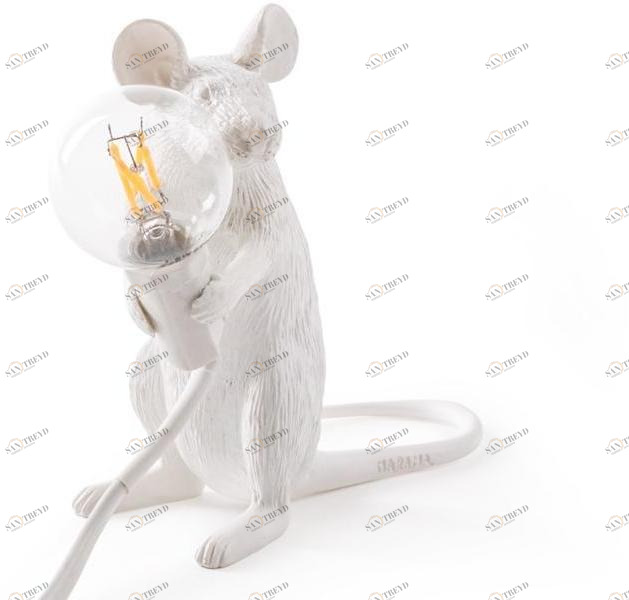 Seletti Настольная лампа из смолы Mouse lamp sun-id-1448138