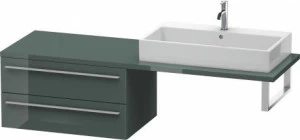 XL543903838 X-Large Шкафчик для консоли Доломитово-серый глянцевый лак