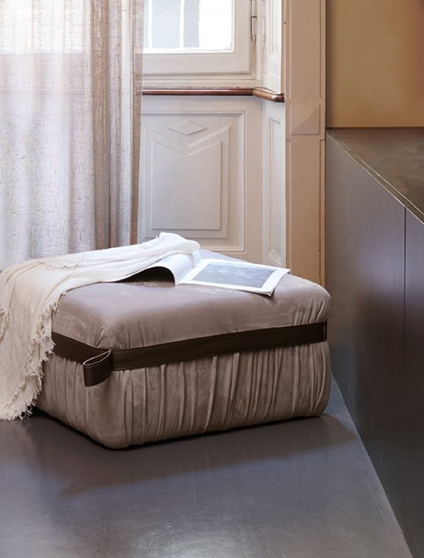 Квадратный пуф из ткани Potocco Herm ARCH-00058301 - Вид №2