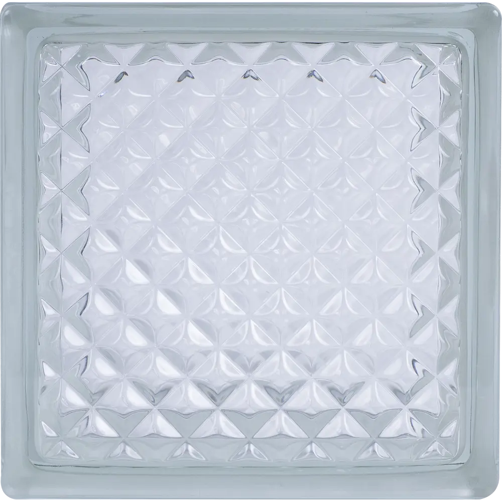 Стеклоблок Богема Инка бесцветный VITRABLOCK STLM-2150387 - Вид №2