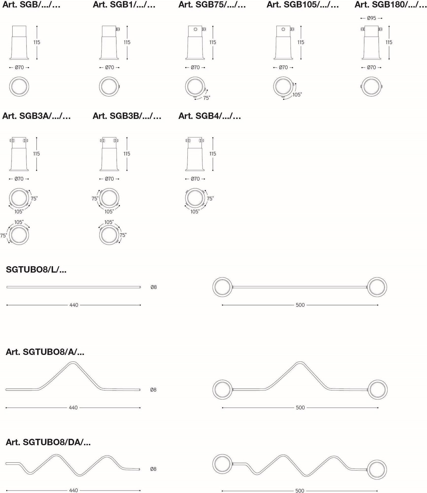 Aldo Bernardi Настенный светильник / потолочный светильник Impianto modulare sun-id-1403312 - Вид №8