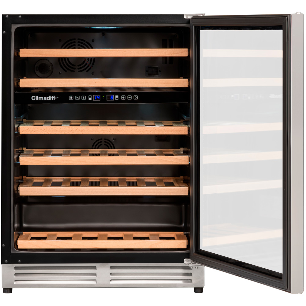 9988985 Винный шкаф Climadiff CBU51D1X серебристый STDN-0004148 - Вид №2