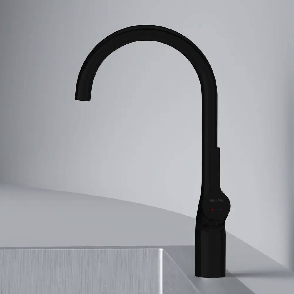 AM.PM Spike — стильный кухонный смеситель черного цвета 84177506 STLM-0046886 - Вид №10