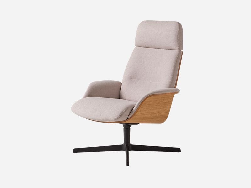 Тканевое вращающееся кресло INCLASS Rever ARCH-00043899