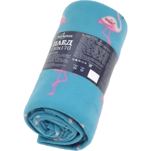 Плед Ardenza Tengiz 130х170 см фланель цвет бирюзовый 83683055 STLM-2032594