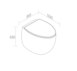 S557T0R0V7.131 Приставной унитаз напольный Бежевый A. e T. Italia Dot Италия AeT ITALIA DOT 2.0 - Вид №5