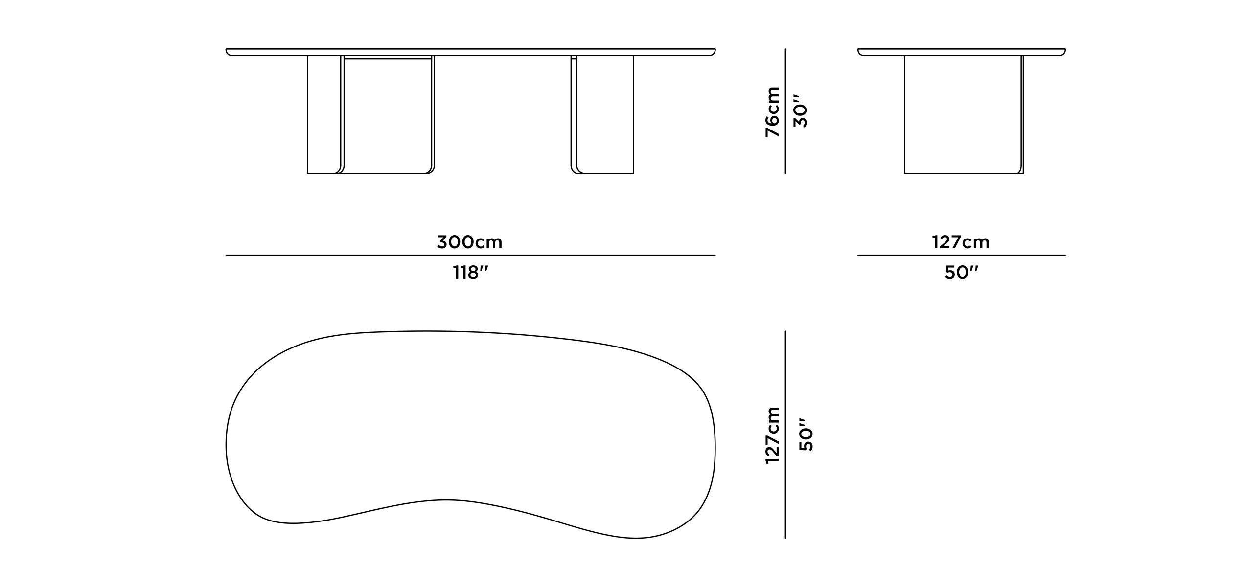 Овальный дубовый обеденный стол Greenapple Armona ARCH-00079882 - Вид №6