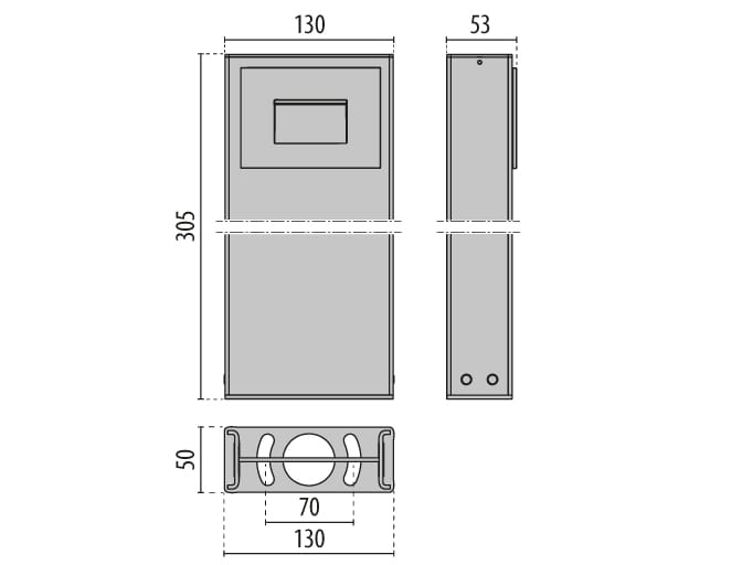 Открытый алюминиевый светодиодный маркер PERFORMANCE iN LIGHTING Insert+ ARCH-00135322 - Вид №3