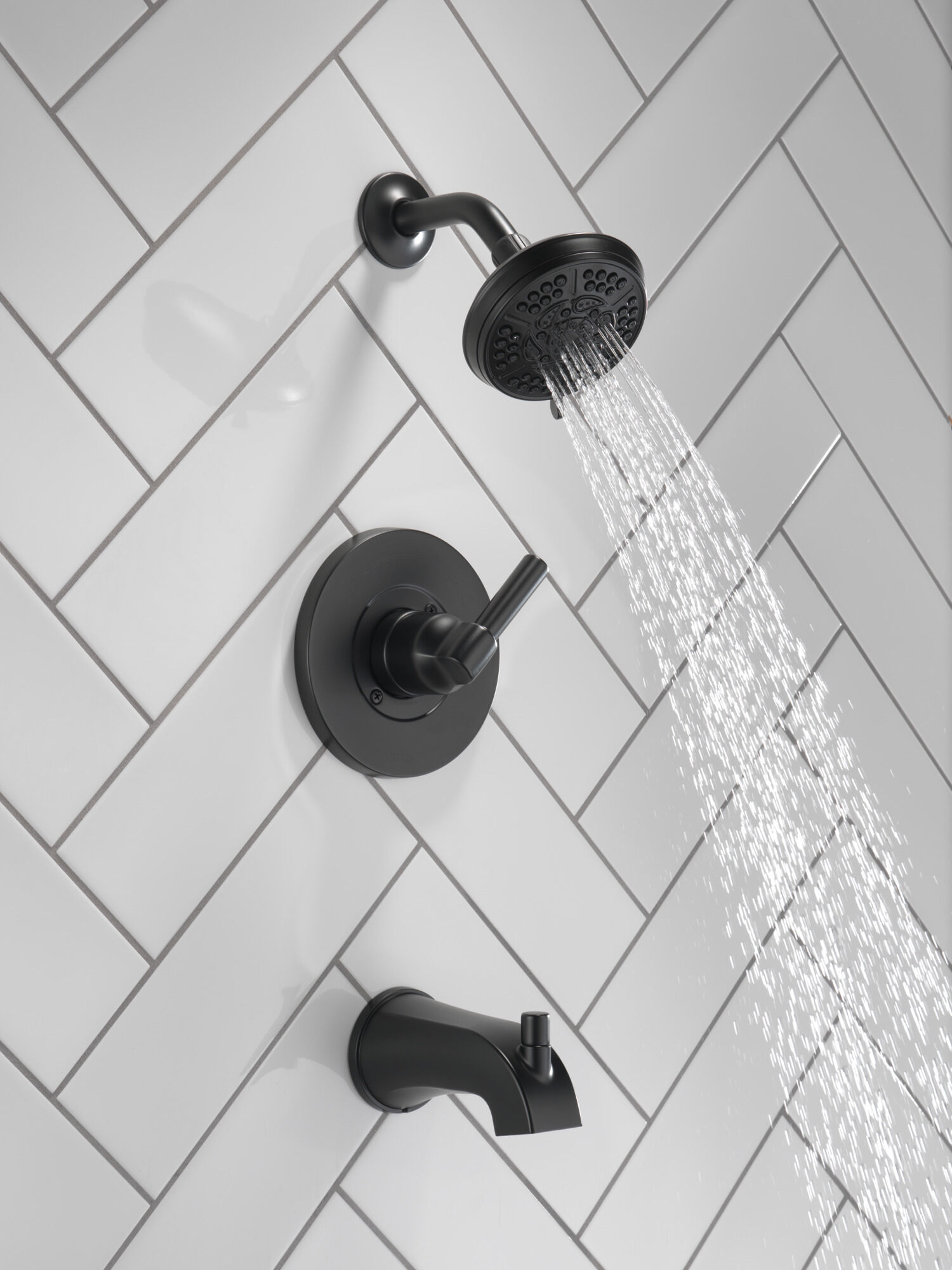 144891-BL Для ванны и душа Monitor® серии 14 Delta Faucet Becker Матовый черный  - Вид №4