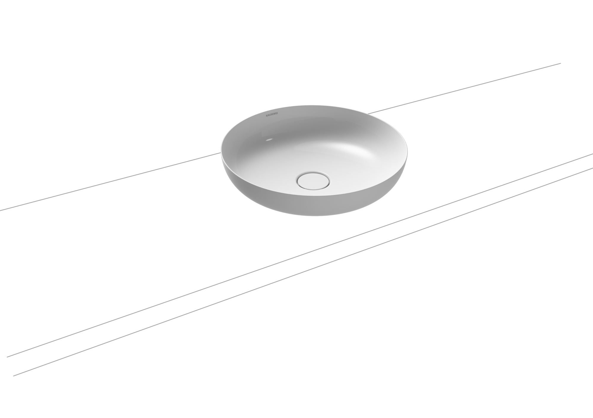 Умывальник KALDEWEI Сталь эмалированная 3180 1 альпийский белый 31801