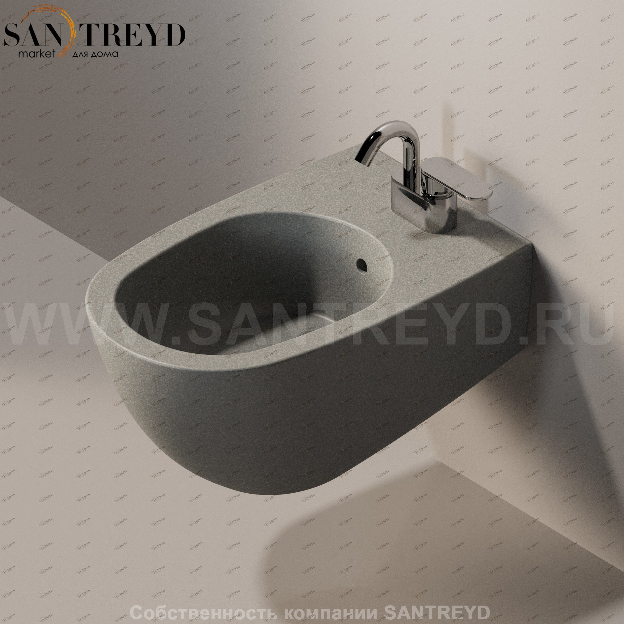 50867037 Биде подвесное Spin Ceramica Flaminia