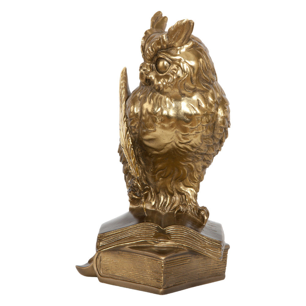 22378 Статуэтка Ученый Филин 20 см Бронза BOGACHO 4627138239445 - Вид №4