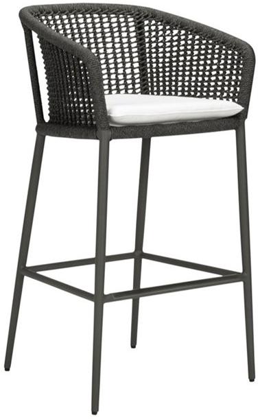 JANUS et Cie Барный стул из морской веревки с подлокотниками Knot sun-id-1415298 - Вид №9