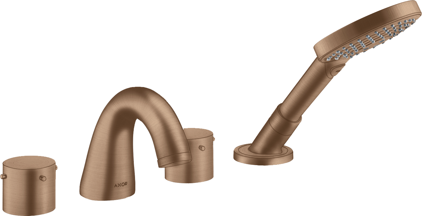 10444310 Смеситель на край ванны на 4 отверстия с нулевой ручкой AXOR STARCK