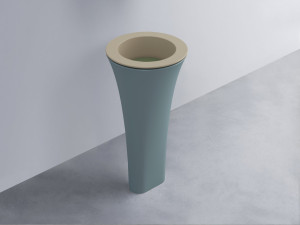 AMLA45-AV+AMPILT-AG+AMCOLT-PL Раковина Amedeo Tondo отдельностоящая cielo Enjoy + Amedeo