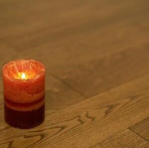 Массивная доска Amber Wood Светлый Дуб с брашью (Текстурированная) 300-1800х120 мм.