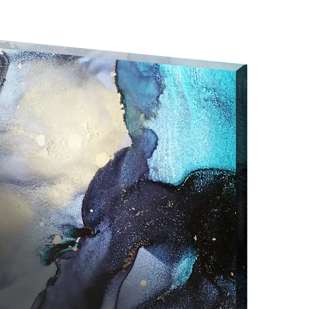 Картина на стекле «Бирюзовый акрил 3» 40x60 см 82977333 STLM-2083520 ARTABOSKO  - Вид №1