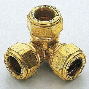 Тройник 15 x15 x15 обжим 3-х плоскостной  TIEMME