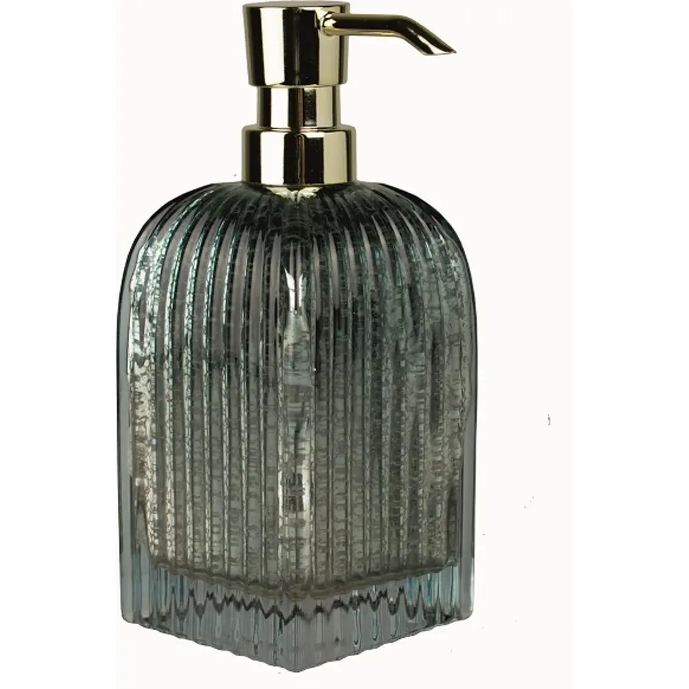 Дозатор для жидкого мыла Delphinium Аквамарин стекло цвет синий STLM-2082000