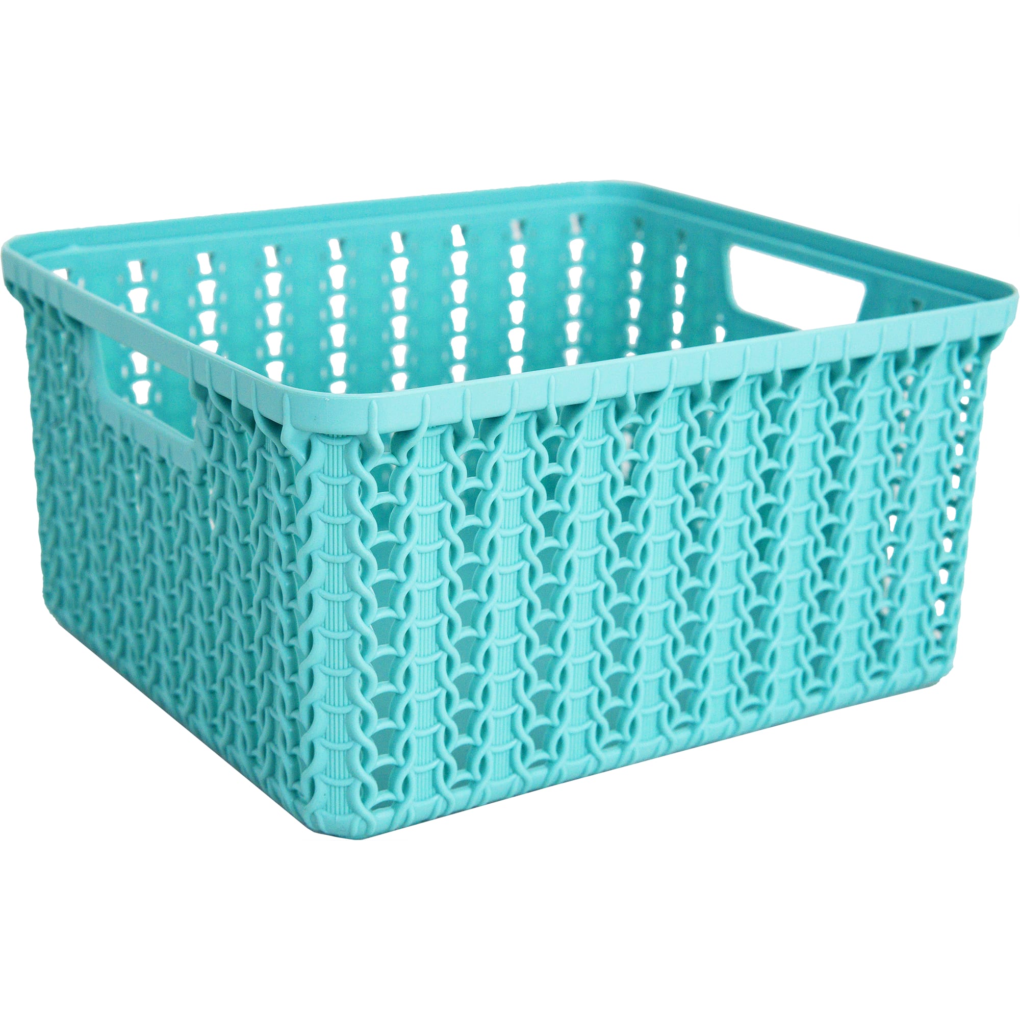82137984 Корзинка для хранения «», 1.5 л, цвет морская волна Вязание Santreyd 