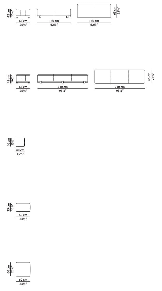 Кожаный модульный диван Baxter JULIETTE ARCH-00053298 - Вид №21