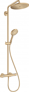 26890140 Croma Select S Showerpipe 280 1jet с термостатом и ручным душем Raindance Select S 120 3jet Hansgrohe
