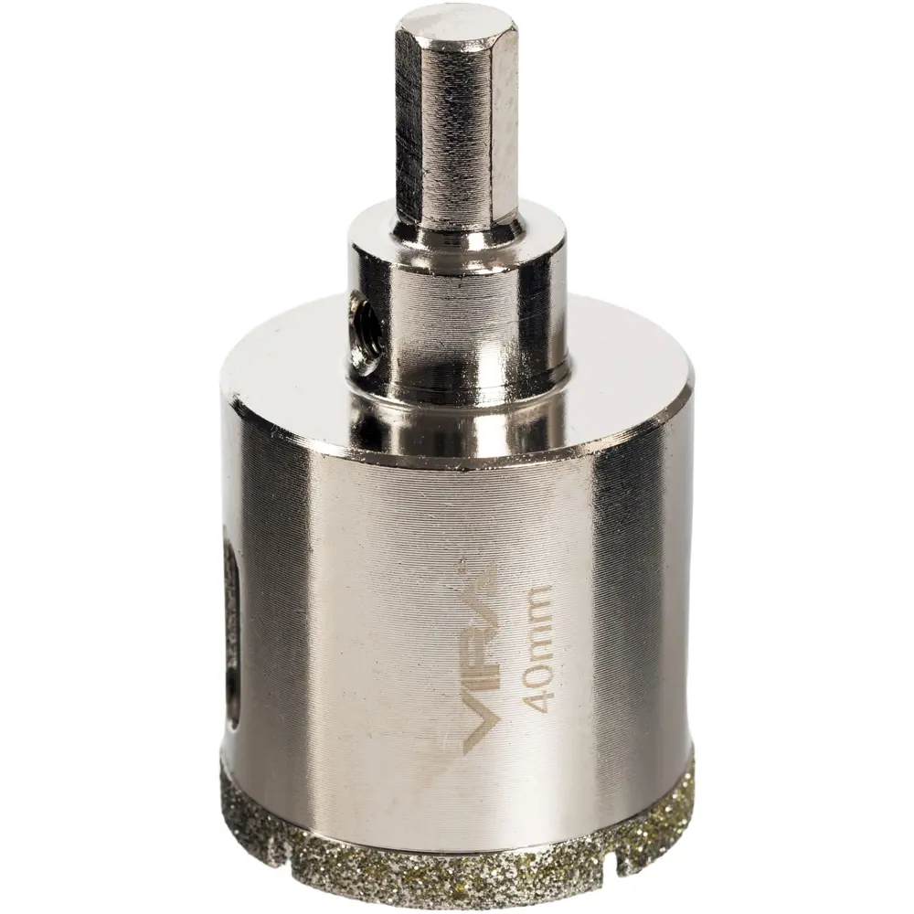 Алмазная коронка Vira для керамики 40 мм с центрирующим сверлом 89368236 STLM-0842558 - Вид №1