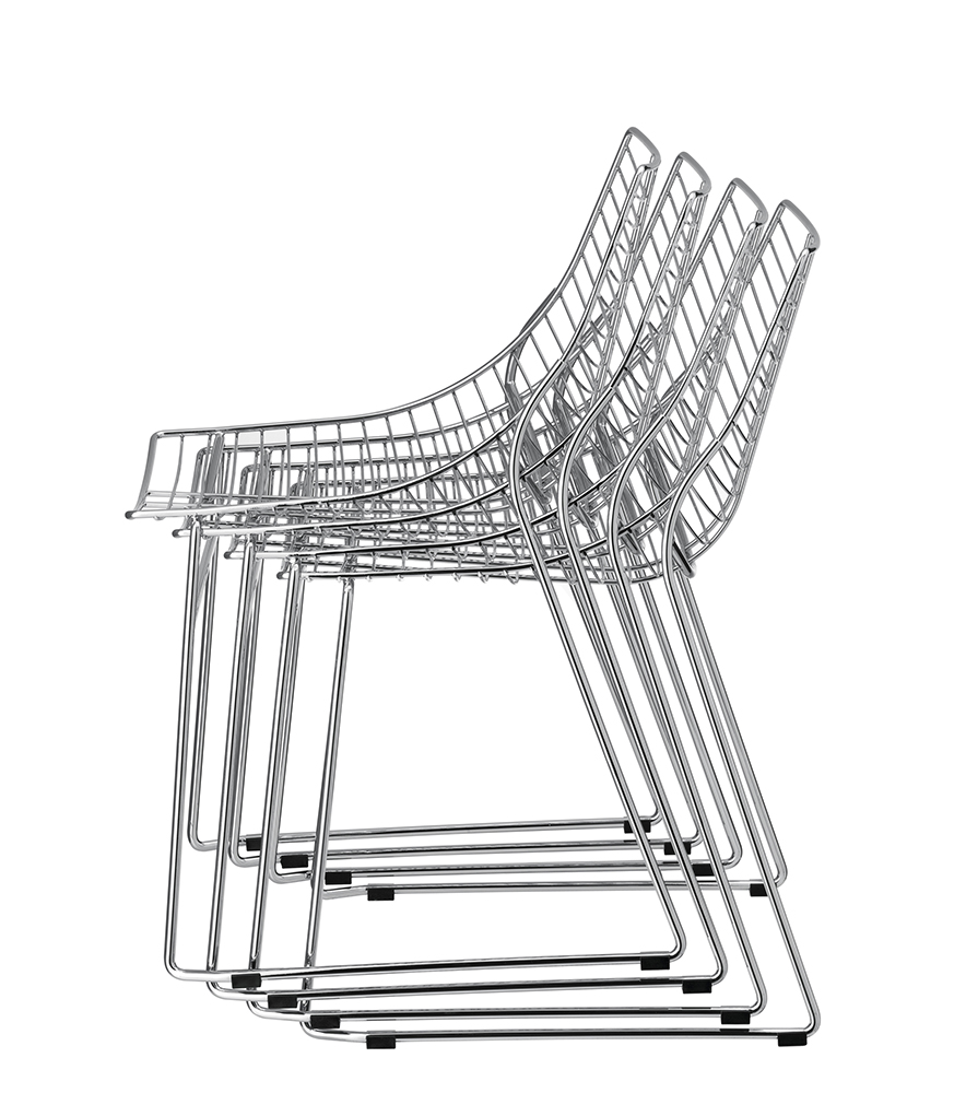 Net 096 Стул со стальной рамой салазок. Et al. Net - Вид №3