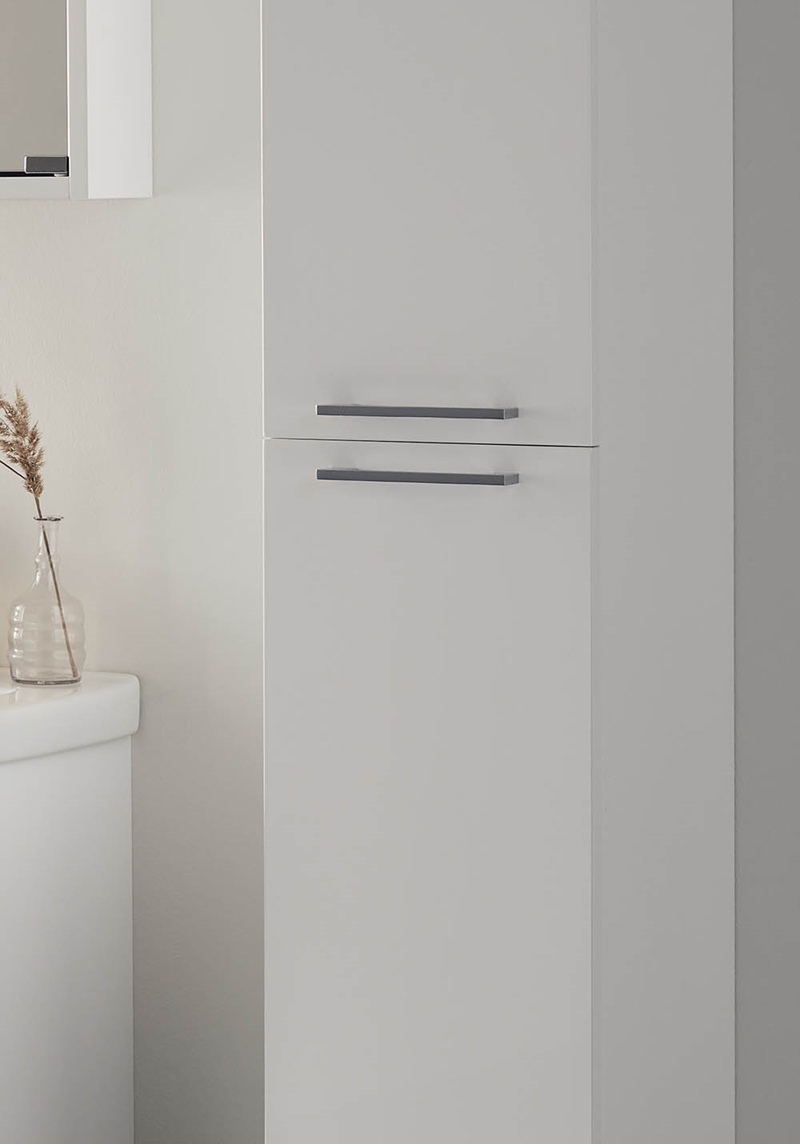 1280 High Cabinet Fix White High Gloss Noro  Белый  - Вид №5