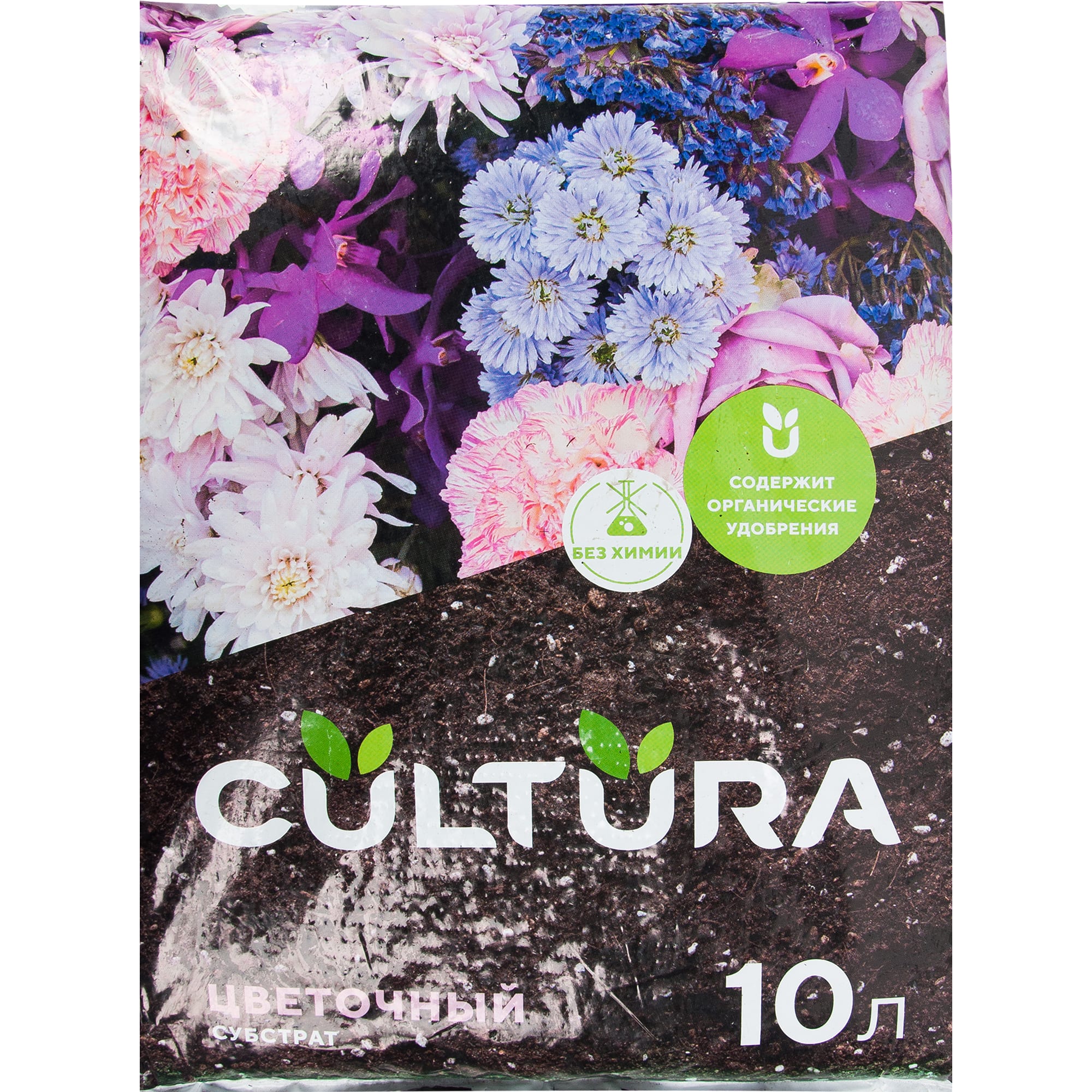 82601343 Грунт Cultura для цветов 10 л Santreyd 