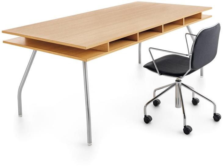 Crassevig Письменный стол с ящиками из лакированной древесины Worktop sun-id-1378375 - Вид №2