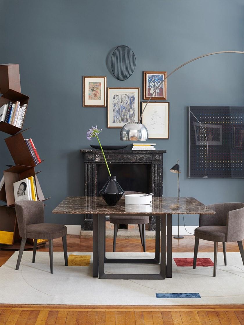 Potocco Квадратный мраморный стол Opus 893/tq - Вид №5