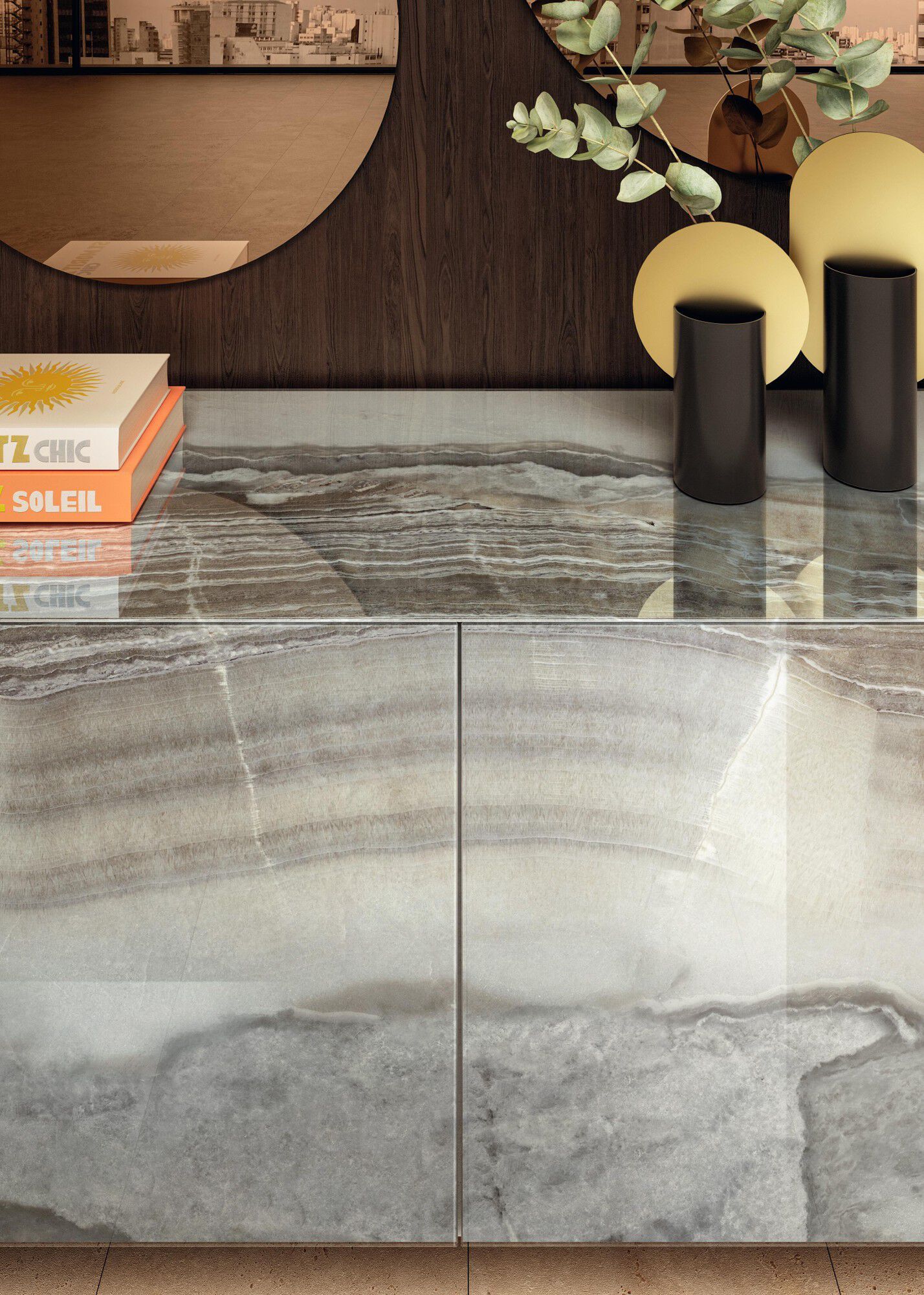 Стеклянный шкаф Lago ARCH-00077609 - Вид №1