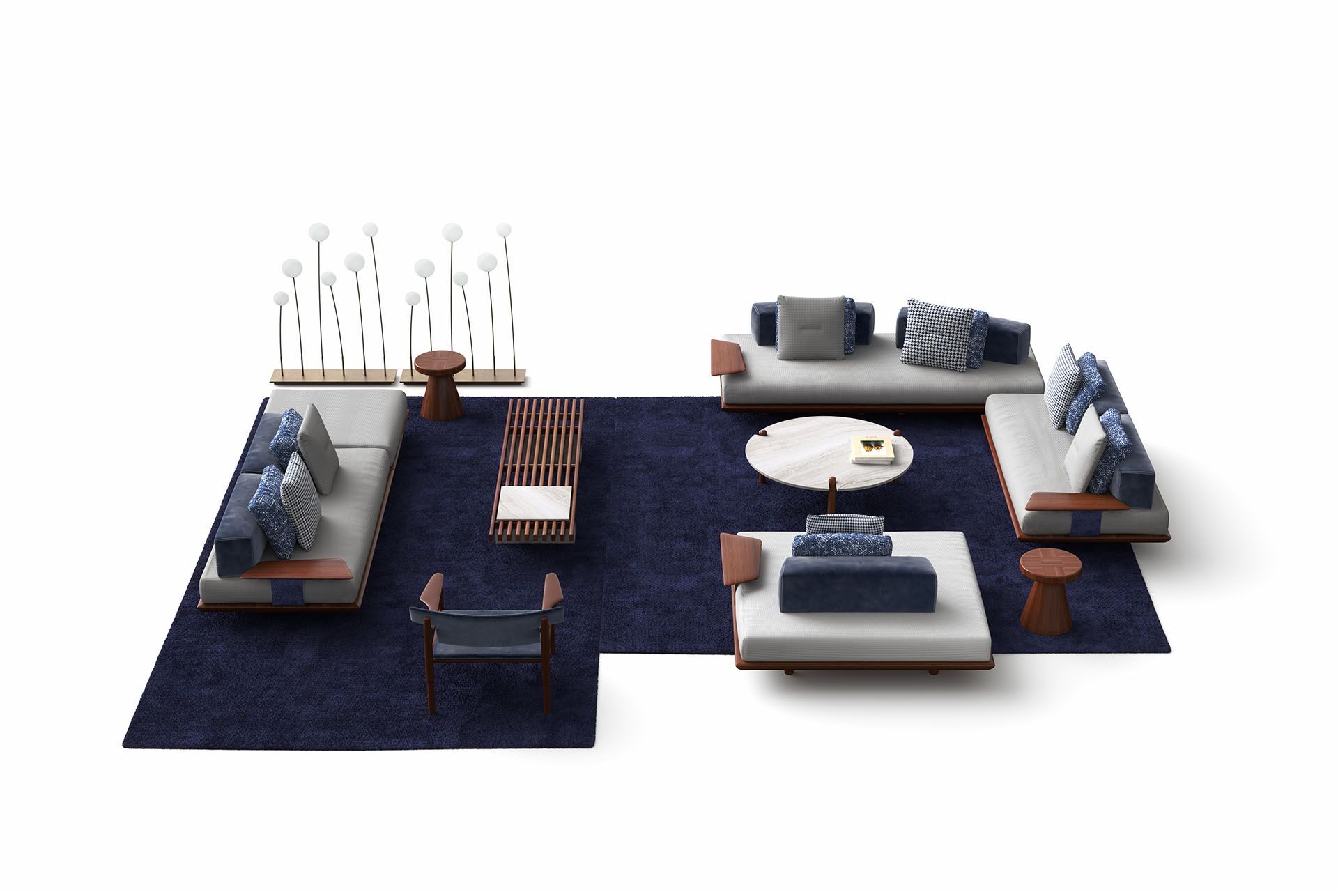 Ткань сад диван Exteta Caprera ARCH-00016629 - Вид №26