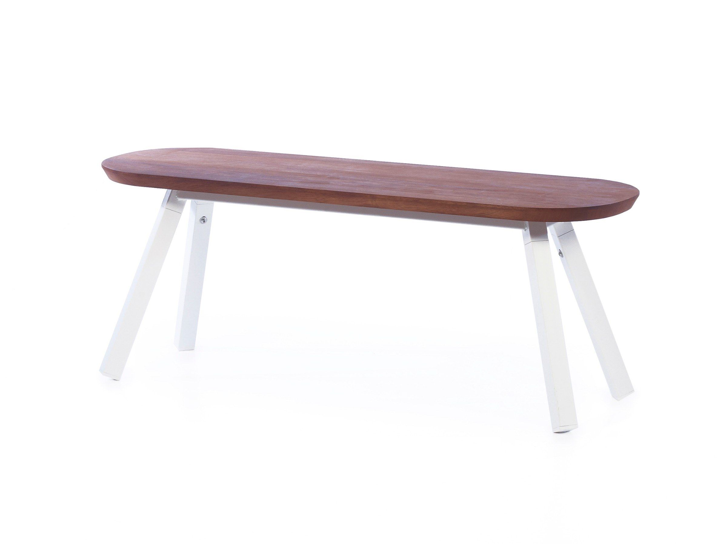 Садовая скамейка Iroko и окрашенная стальная основа RS Barcelona YOU AND ME ARCH-00089048 - Вид №15