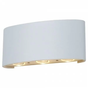 Уличный настенный светильник светодиодный 8х4х17 см белый CLT CLT 023W3 WH CRYSTAL LUX CLT 023 00-3896091 Белый