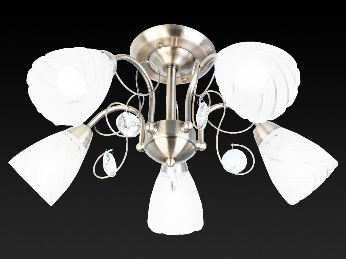 Потолочная люстра Toplight Brooke TL7110X-05AB TOPLIGHT BROOKE 183527 Белый  - Вид №1