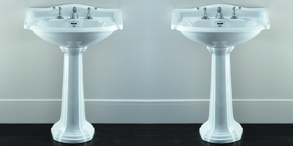 IBLG123FOXF Подвесная раковина настенная овальная Devon&Devon  белая  - Вид №1