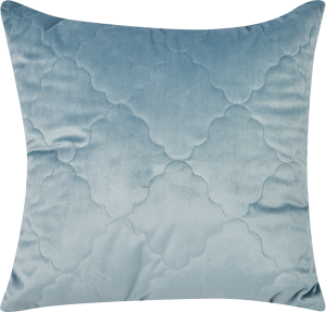 85185995 Подушка Ромб 50x50 см цвет серо-голубой STLM-0059599 LINEN WAY