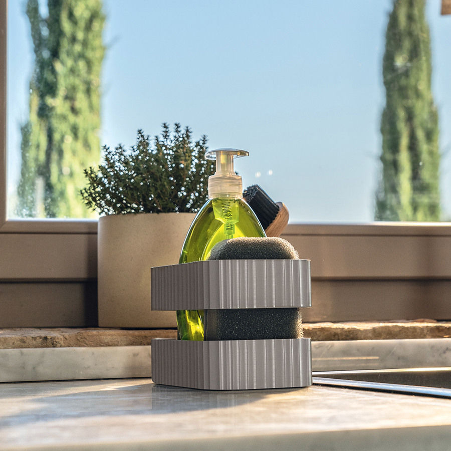 18240079 Органайзер для раковины tidy&safe, бежевый Guzzini  - Вид №3