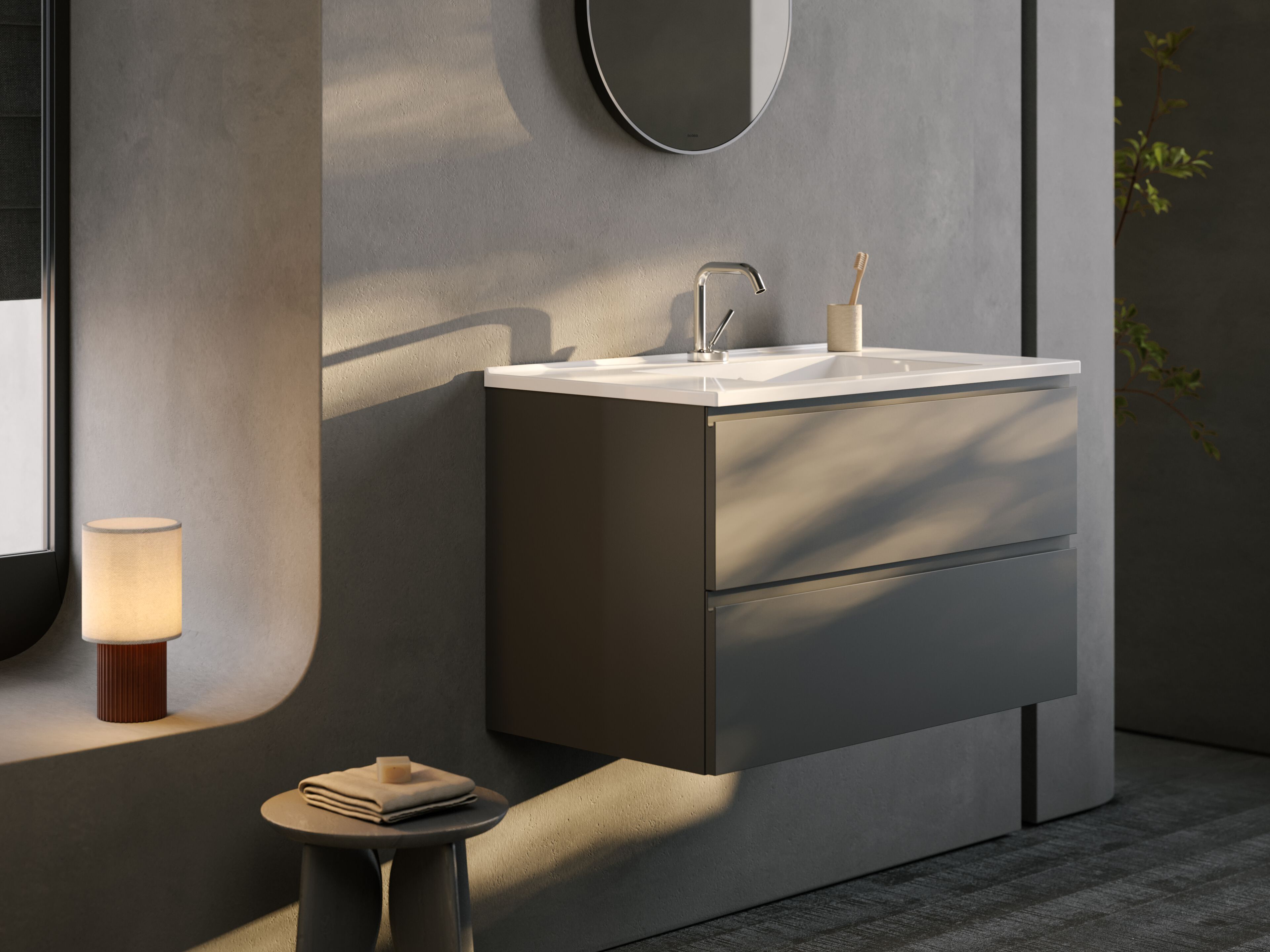 Керамическая подвесная раковина Ceramica Globo разнорабочие ARCH-00038244 - Вид №1